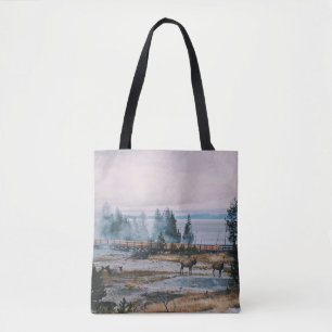 BOLSO DE TELA ANTES DE LA PUESTA DE SOL EN EL PARQUE NACIONAL DE