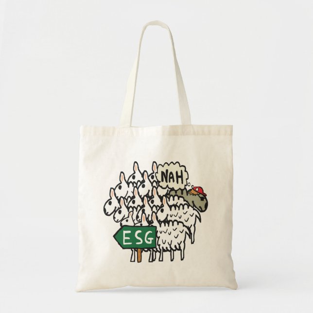 Bolso De Tela Anti ESG (Frente)
