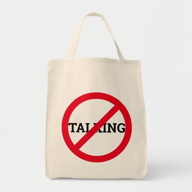 Bolso De Tela Anti-Talking (Frente)