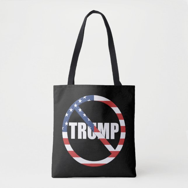 Bolso De Tela Anti-Trump pro-democracia (Anverso)