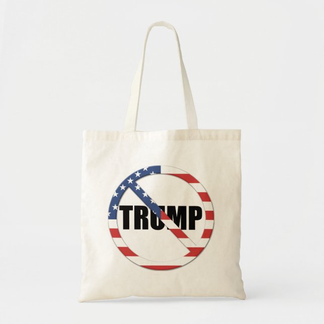 Bolso De Tela Anti-Trump pro-democracia (Frente)