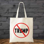 Bolso De Tela Anti Trump: un simple círculo rojo X político<br><div class="desc">Trump con círculo rojo y X sobre su nombre. Distribuir la bolsa de tocador Anti Donald Trump por todas partes para que los estadounidenses se resistan e impugnen a Trump. Demuestra que odias a Trump. Entregar esto a todos los norteamericanos contra Donald Trump,  demócratas y republicanos.</div>