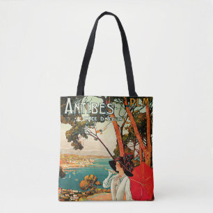 Bolso De Tela Antibes Costa Azul