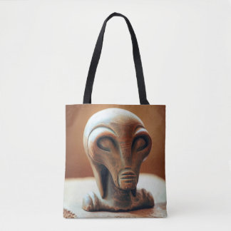 Bolso De Tela Antigua estatua de Alien