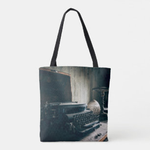 Bolso De Tela Antigua máquina de escribir