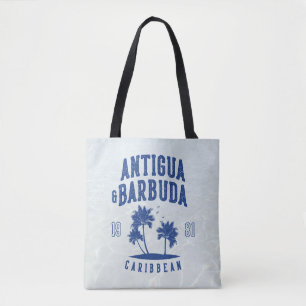 Bolso De Tela Antigua y Barbuda Palma del Caribe