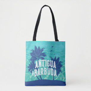Bolso De Tela Antigua y Barbuda Palma del Caribe