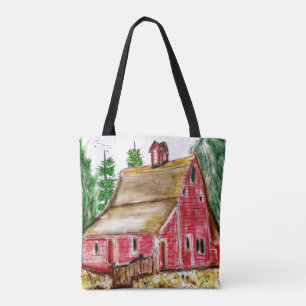 Bolso De Tela Antiguo Barrio Rojo