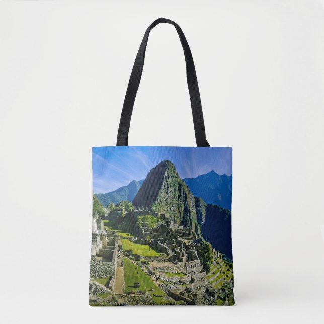 Bolso De Tela Antiguo Machu Picchu, último refugio de los 2 (Anverso)