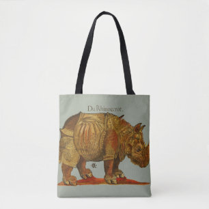 Bolso De Tela Antigüo rinoceronte durer