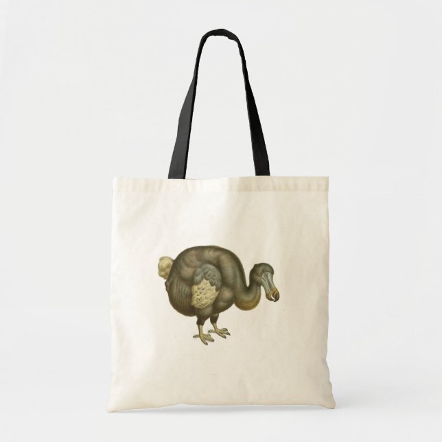 Bolso De Tela Antique Dodo Bird Natural History (Frente)