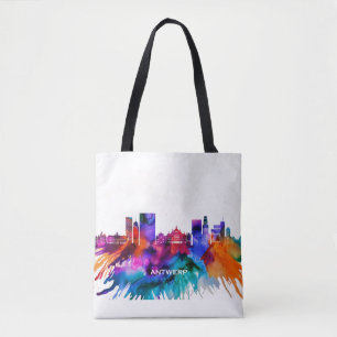 Bolso De Tela Antwerp Skyline