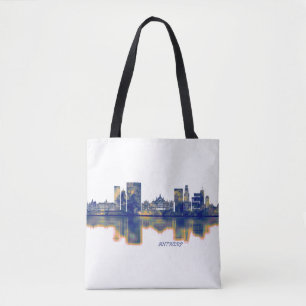 Bolso De Tela Antwerp Skyline