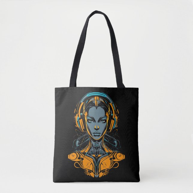 Bolso De Tela Anulación Neural (Anverso)