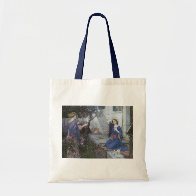 Bolso De Tela Anunciación de John William Waterhouse (Frente)