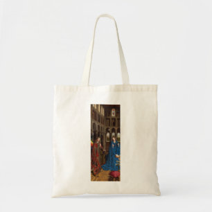 Bolso De Tela Anunciación de Van Eyck Premium Luz de Catedral