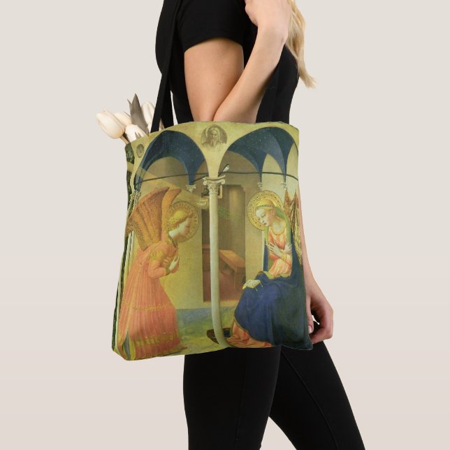 Bolso De Tela Anunciación del Prado por Fra Angelico (Detalle)