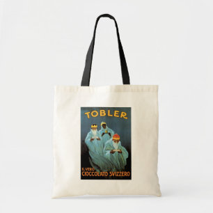 Bolso De Tela Anuncio de chocolate Tobler vintage