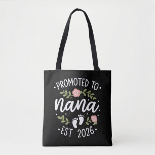 Bolso De Tela Anuncio de Embarazo Ascendido a Nana 2026 