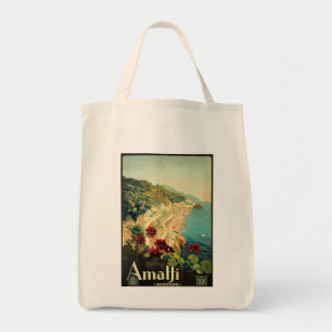 Bolso De Tela Anuncio de viaje de Amalfi de época