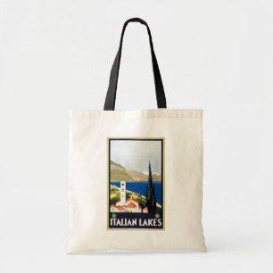 Bolso De Tela Anuncio de viaje de la Vieja Italia