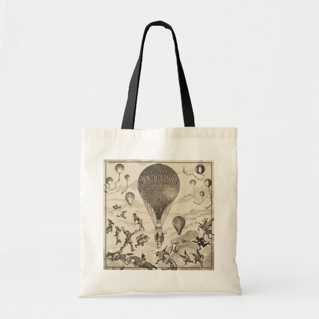 Bolso De Tela Anuncio Francés Para Fabricante De Globos (Frente)