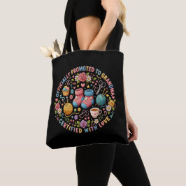 Bolso De Tela Anuncio oficial de ascenso a abuela