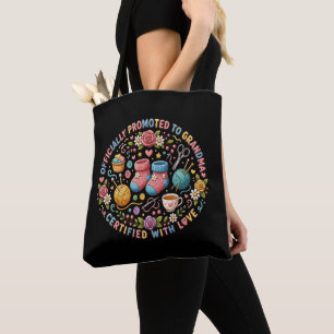 Bolso De Tela Anuncio oficial de ascenso a abuela