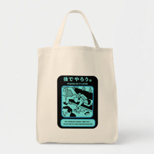 Bolso De Tela Anuncio público del metro japonés de Tokio