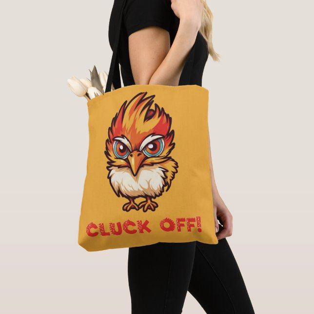 Bolso De Tela Apagón| Pollo divertido (Detalle)