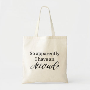 Bolso De Tela Aparentemente Tengo Una Actitud