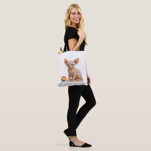 Bolso De Tela Apenas Contenidos - Sphynx Kitten