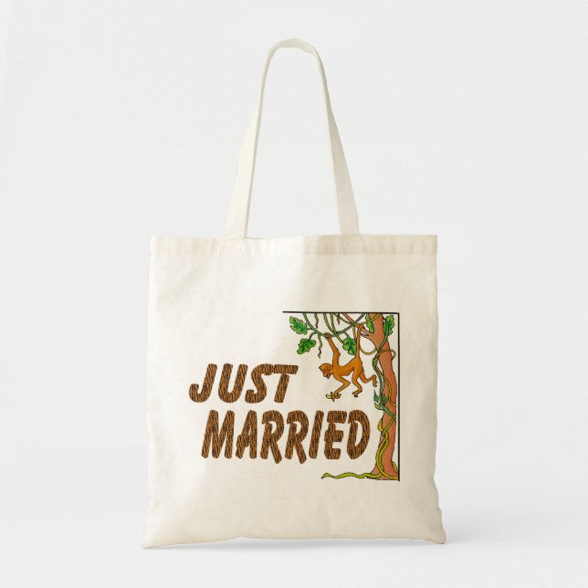 Bolso De Tela Apenas fiebre de selva casada (Frente)