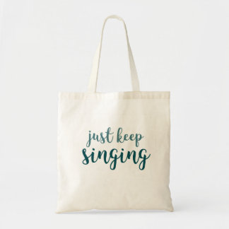 Bolso De Tela Apenas guarde el cantar