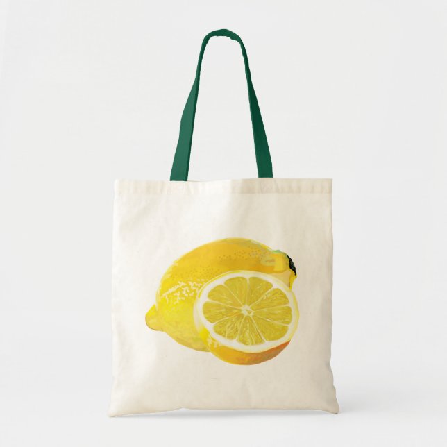 Bolso De Tela Apenas limones (Frente)