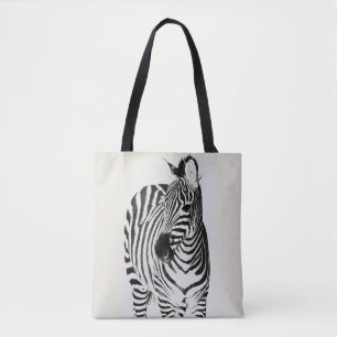 Bolso De Tela Apenas una cebra