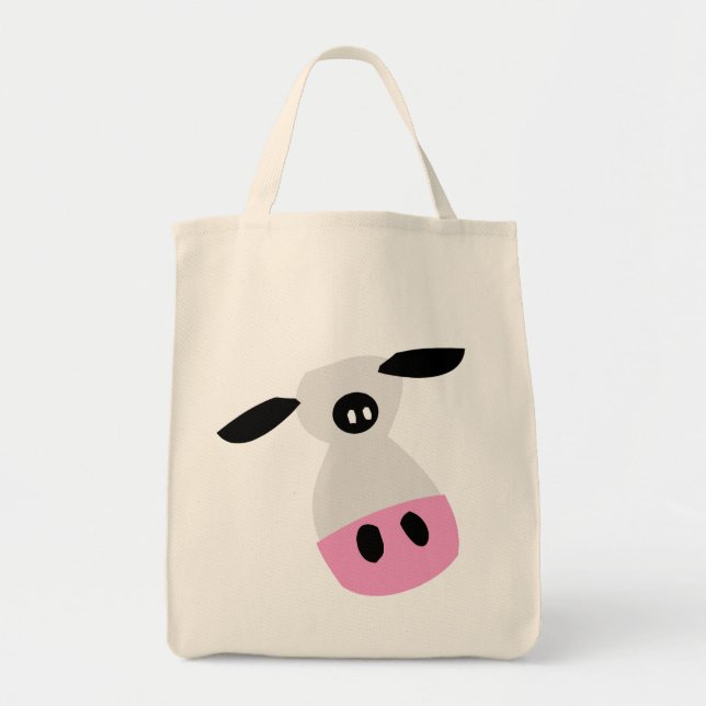 Bolso De Tela Apenas una vaca (Frente)