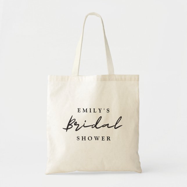Bolso De Tela Aperol Spritz Floral Bridal Shower (Frente)