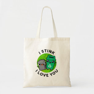 Bolso De Tela Apesto Por Lo Tanto Soy Un Divertido Pun De Basura