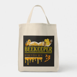 Bolso De Tela Apicultor – Si corro, tú corres – Abeja – Apicultu