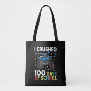 Bolso De Tela Aplasté 100 días de monstruos escolares