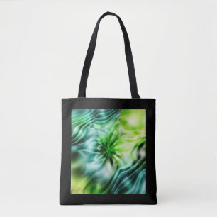 Bolso De Tela Apofisis fractal - SUEÑO EN VERDE