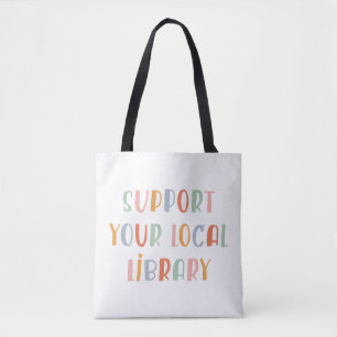 Bolso De Tela Apoya a tu Biblioteca Local
