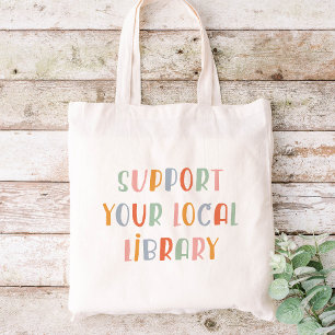 Bolso De Tela Apoya a tu Biblioteca Local