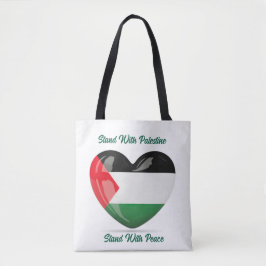 Bolso De Tela apoyar a Palestina con la paz