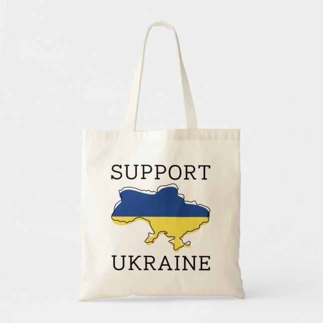 Bolso De Tela Apoyar a Ucrania (Frente)