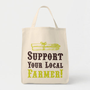 Bolso De Tela ¡Apoye a su granjero local! Tote orgánico