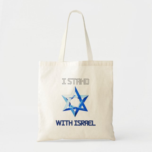 Bolso De Tela Apoyo a Israel (Frente)