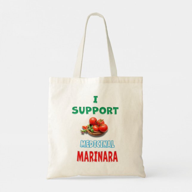 Bolso De Tela Apoyo a Marinara Medicinal (Reverso)