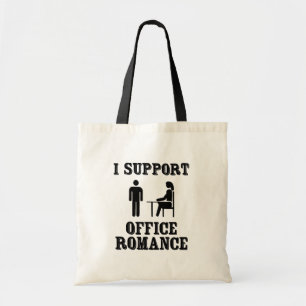 Bolso De Tela Apoyo el romance de la oficina